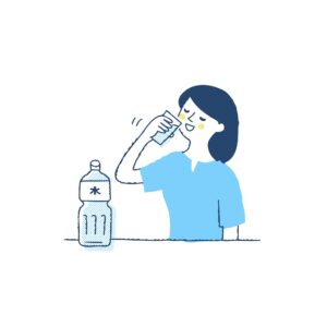 冬に増える脱水症状　適度な水分補給のススメ